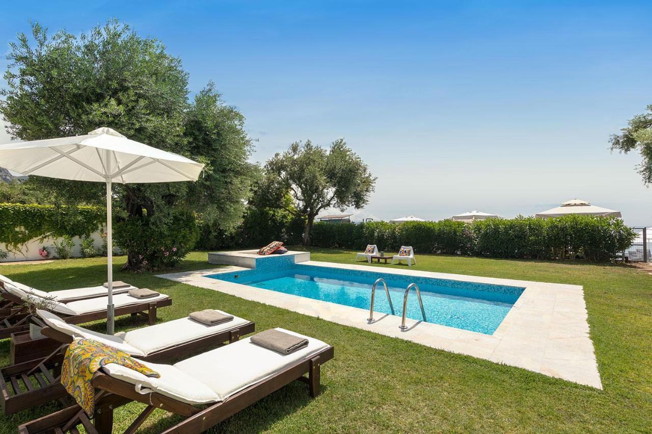 Villa Piedra Del Mar Beachfront By Villa2Be Barbati Bagian luar foto