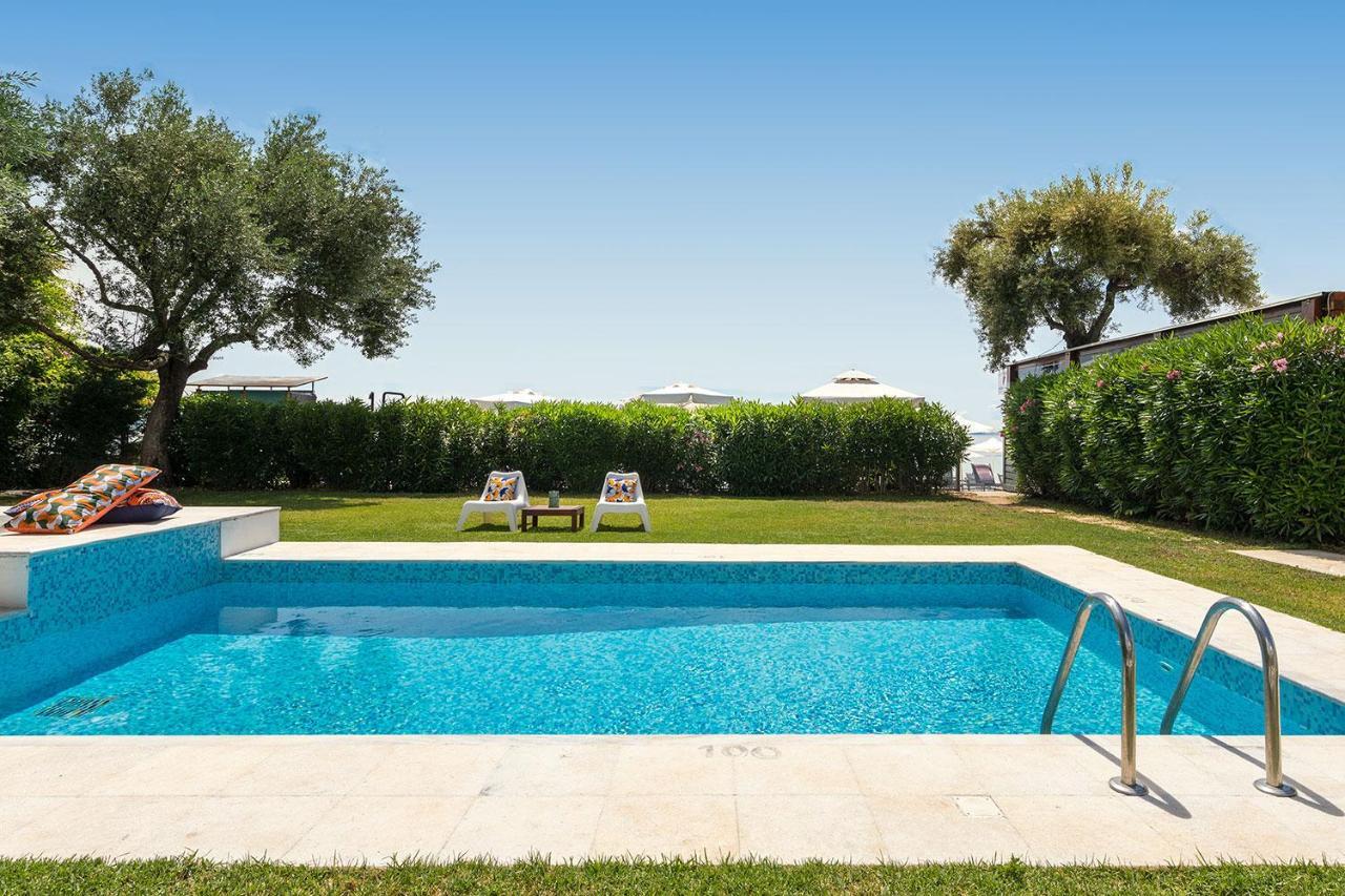 Villa Piedra Del Mar Beachfront By Villa2Be Barbati Bagian luar foto